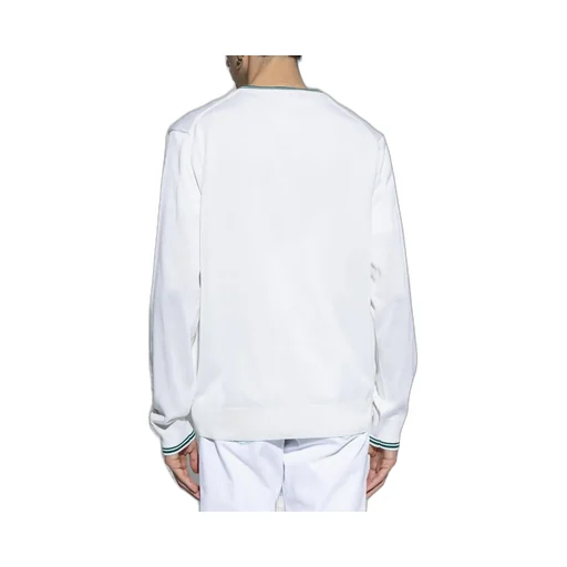 Dolce & Gabbana Logo Embroidered V-Neck Cardigan