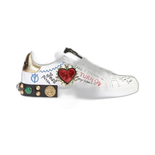 Dolce & Gabbana Embellished Low Top Sneakers