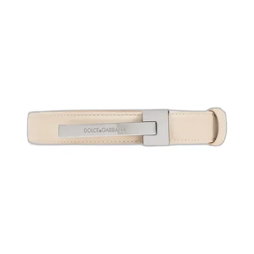 Dolce & Gabbana Logo Engraved Belt