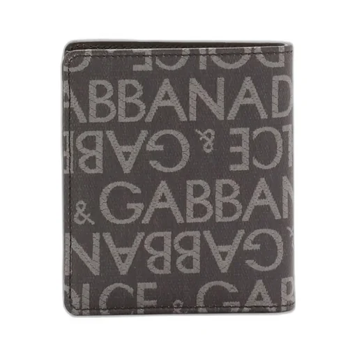 Dolce & Gabbana Coated Jacquard Bifold Card Holder