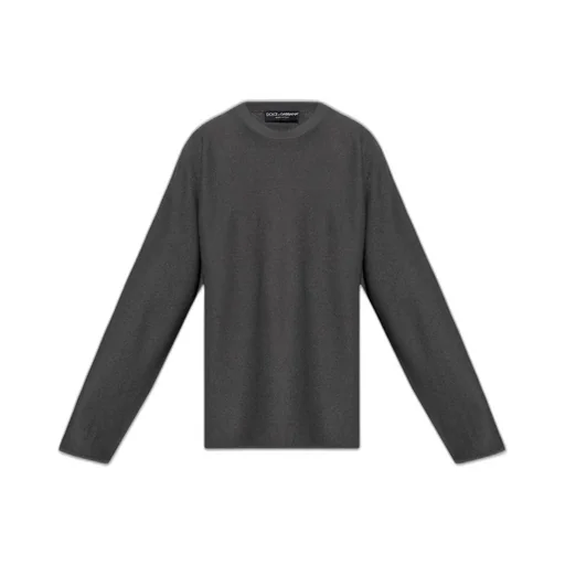 Dolce & Gabbana Logo Patch Crewneck Jumper