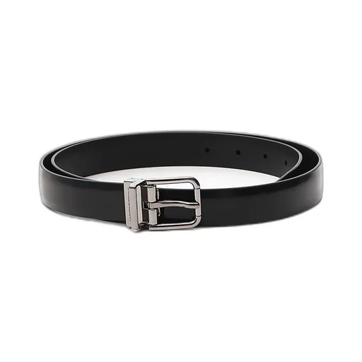 Dolce & Gabbana Logo Engraved Buckle Belt