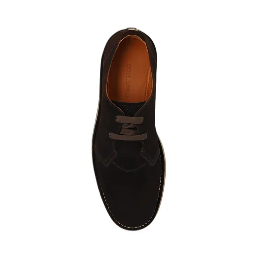 Dolce & Gabbana Round Toe Lace-Up Shoes