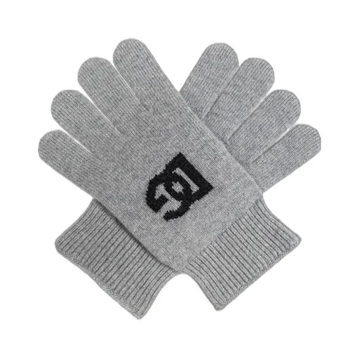 Dolce & Gabbana Logo Intarsia Knitted Gloves
