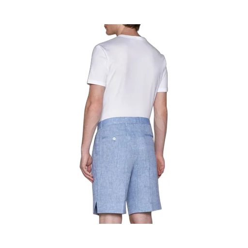 Dolce & Gabbana Side Slit Pleated Shorts