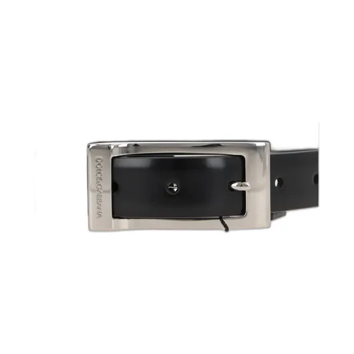 Dolce & Gabbana Logo Engraved Buckle Belt