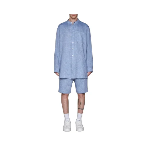 Dolce & Gabbana Side Slit Pleated Shorts