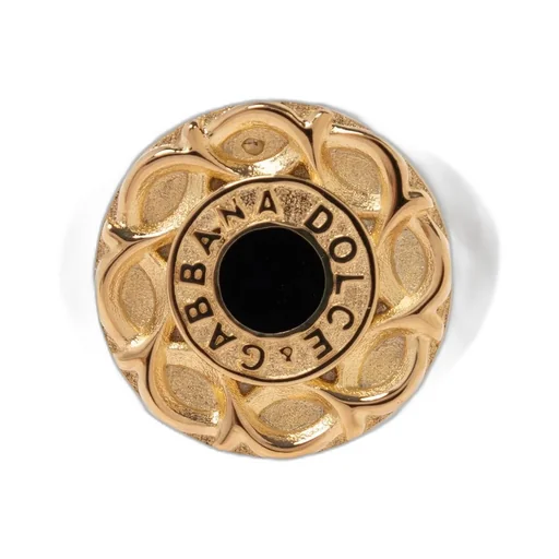 Dolce & Gabbana Logo Lettering Signet Ring