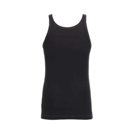 Dolce & Gabbana Logo Embroidered Tank Top
