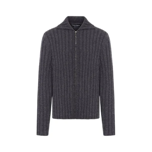Dolce & Gabbana Zipped Knitted Sweater