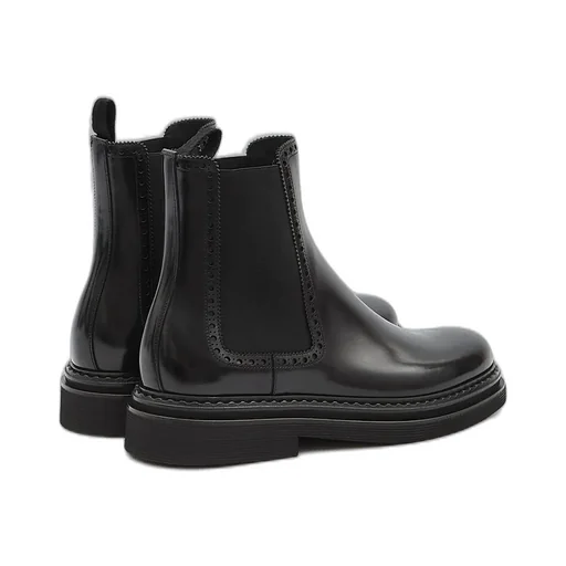 Dolce & Gabbana Round Toe Ankle Boots