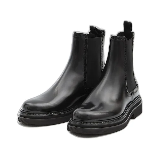 Dolce & Gabbana Round Toe Ankle Boots