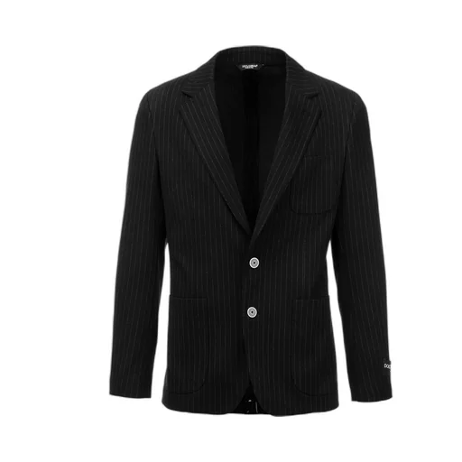 Dolce & Gabbana Pinstripe Buttoned Cuff Jacket