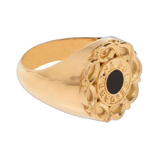 Dolce & Gabbana Logo Lettering Signet Ring