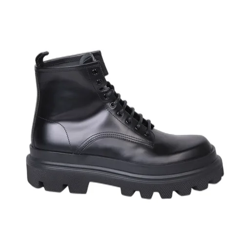 Dolce & Gabbana Lace-Up Chunky Boots