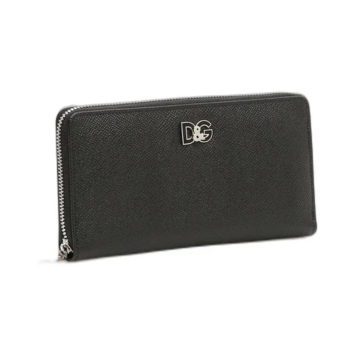 Dolce & Gabbana Logo Zip Around Wallet