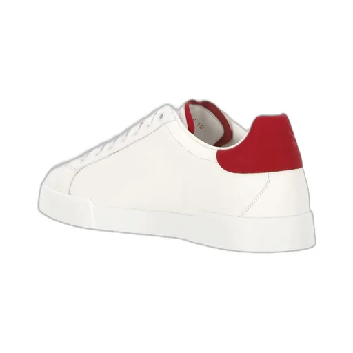 Dolce & Gabbana Portofino Dg Logo Perforated Sneakers