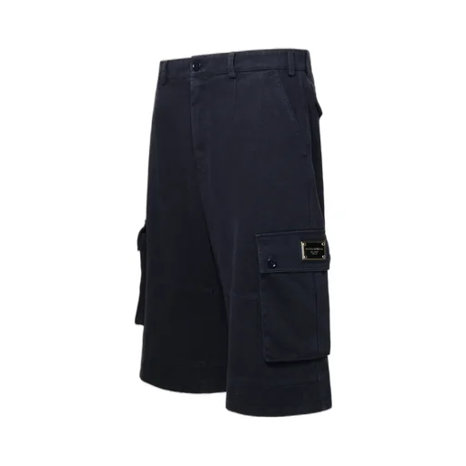 Dolce & Gabbana Logo Plaque Cargo Shorts