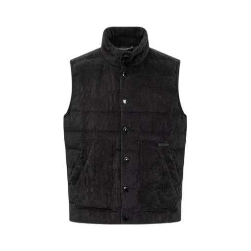 Dolce & Gabbana Logo Patch Corduroy Jacket