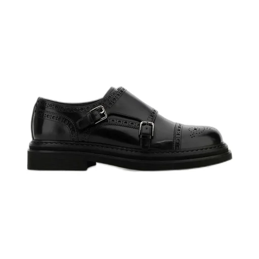 Dolce & Gabbana Round Toe Monkstrap Shoes