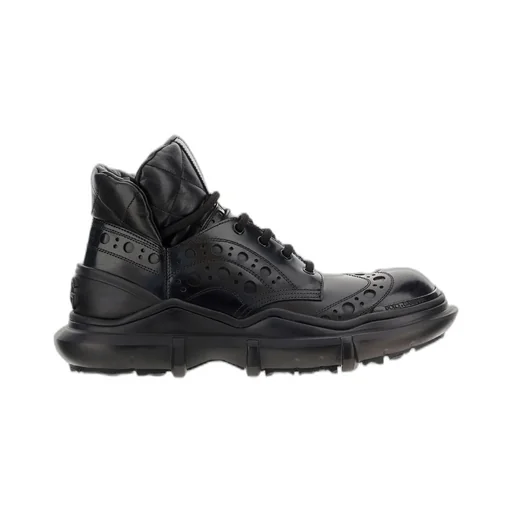 Dolce & Gabbana Logo Plaque Ankle Boots