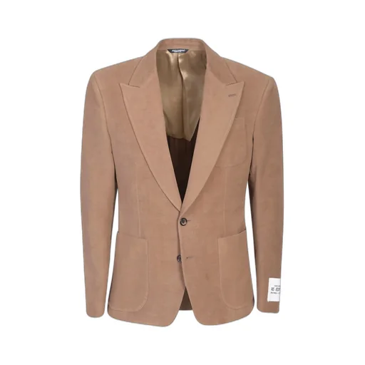 Dolce & Gabbana Single-Breasted Stretch Fustian Jacket