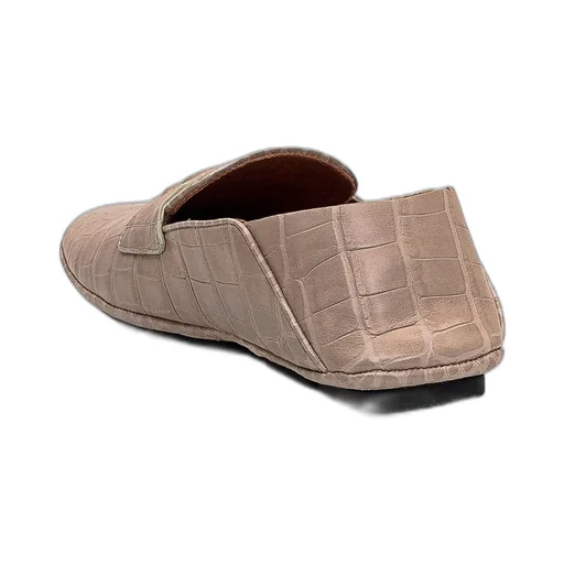 Dolce & Gabbana Dg Logo Embossed Almond Toe Loafers