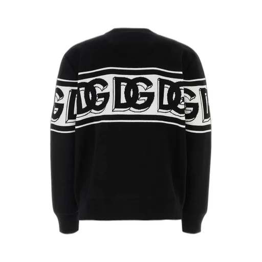 Dolce & Gabbana Intarsia Knitted Crewneck Jumper