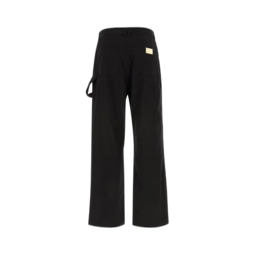 Dolce & Gabbana Logo Plaque Straight-Leg Trousers