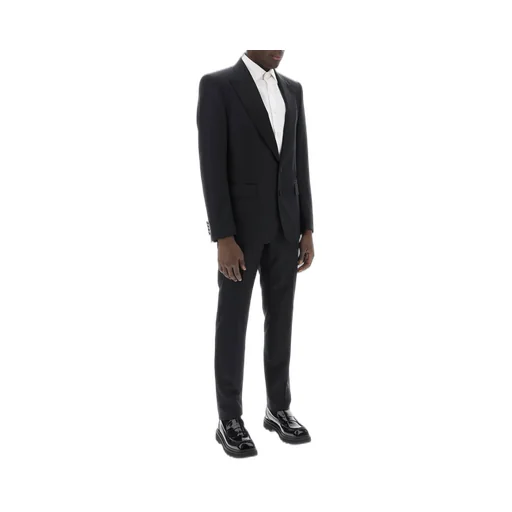 Dolce & Gabbana Single-Breasted Pressed Crease Tailored Suit