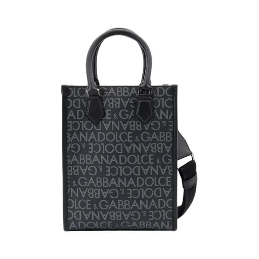 Dolce & Gabbana Logo Plaque Small Tote Bag
