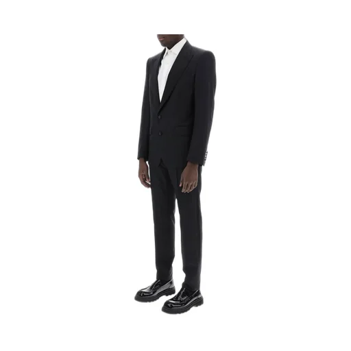 Dolce & Gabbana Single-Breasted Pressed Crease Tailored Suit
