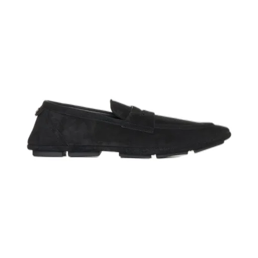 Dolce & Gabbana Logo-Plaque Round Toe Loafers