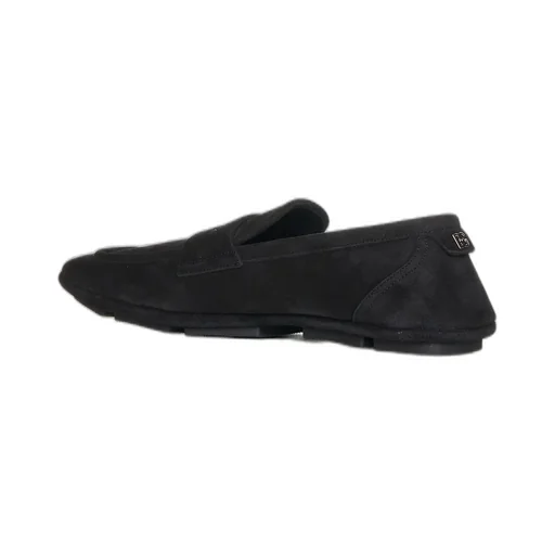 Dolce & Gabbana Logo-Plaque Round Toe Loafers