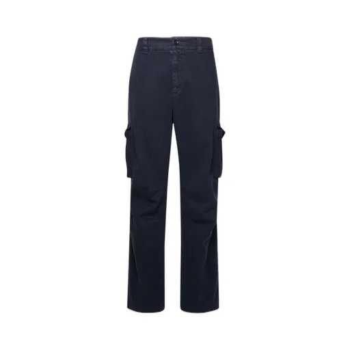 Dolce & Gabbana Logo-Plaque Straight Leg Cargo Trousers
