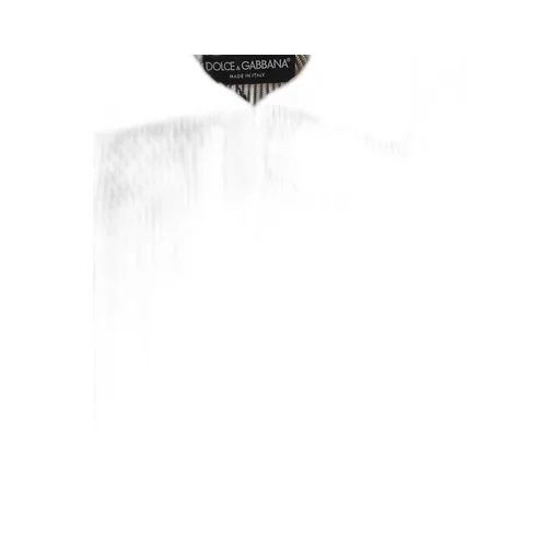 Dolce & Gabbana Openwork V-Neck Polo Shirt