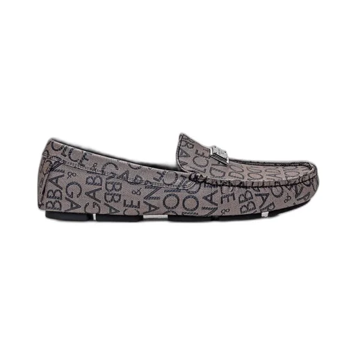 Dolce & Gabbana Logo Jacquard Slip-On Loafers