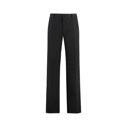 Dolce & Gabbana Pressed Crease Straight Leg Trousers