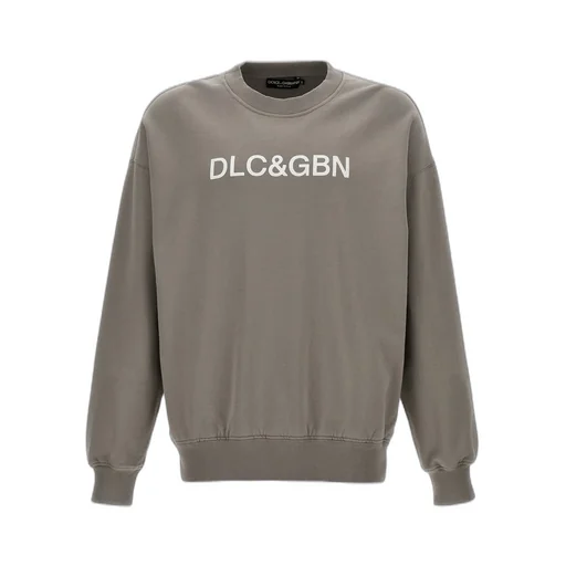 Dolce & Gabbana Logo Printed Oversized Sweatshirt