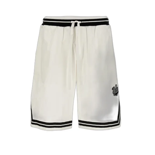 Dolce & Gabbana Logo Embroidered Drawstring Shorts