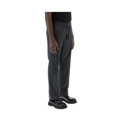 Dolce & Gabbana Logo Patch Drawstring Trousers