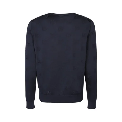 Dolce & Gabbana All-Over Dg Inlay Crewneck Jumper