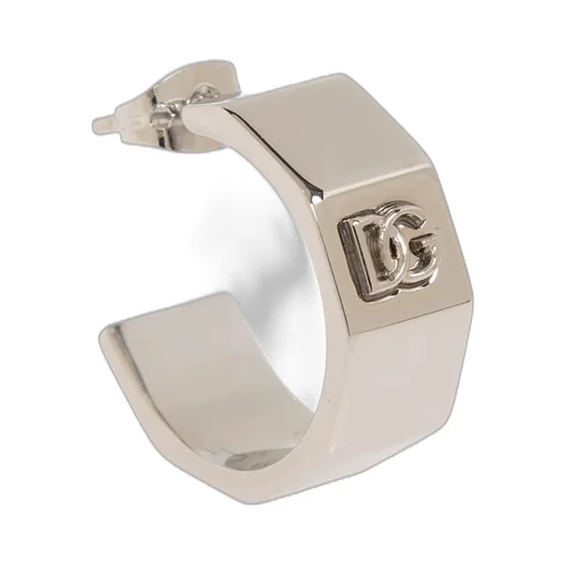 Dolce & Gabbana Logo Embossed Earrings