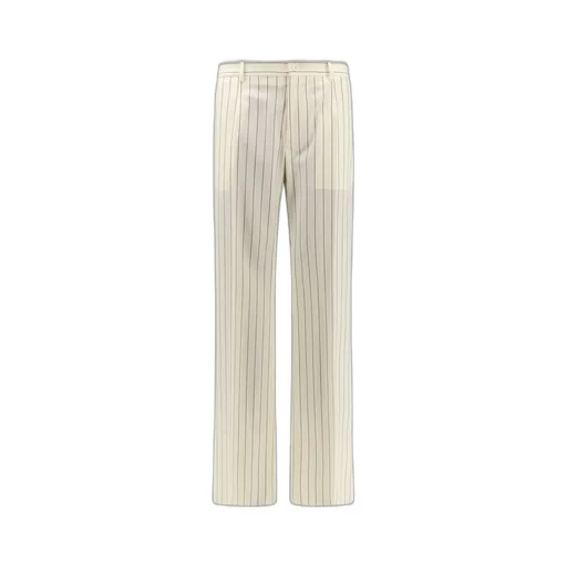 Dolce & Gabbana Striped Pressed Crease Pants