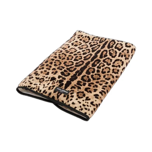 Dolce & Gabbana Leopard Printed Terry Bath Towel