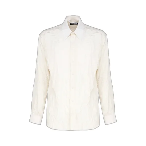 Dolce & Gabbana Oversize Stretch Satin Charmeuse Shirt