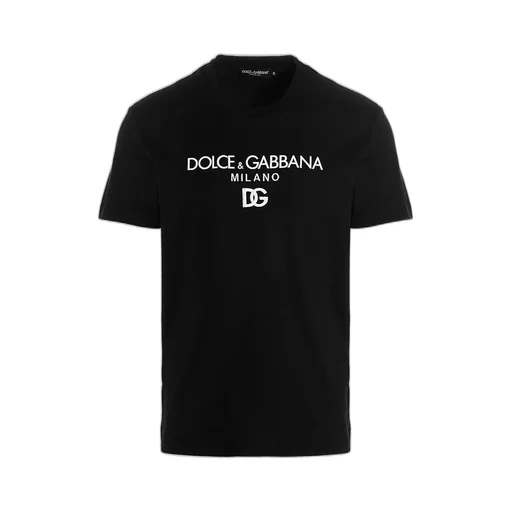 Dolce & Gabbana Logo Embroidered Crewneck T-Shirt
