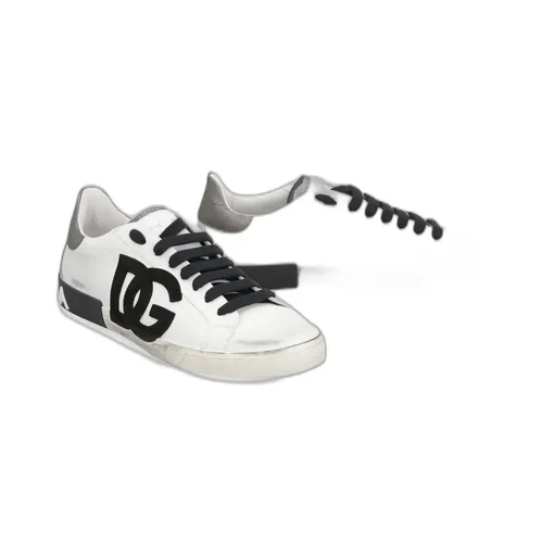 Dolce & Gabbana Portofino Lace-Up Sneakers