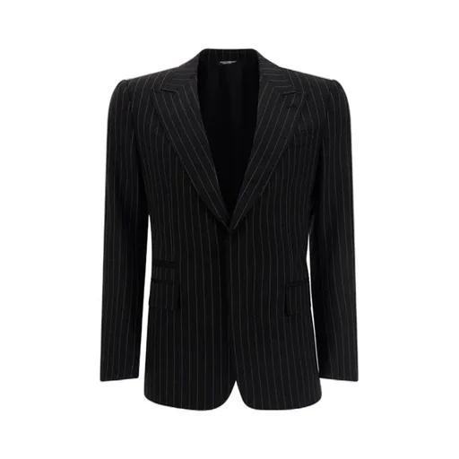 Dolce & Gabbana Pinstripe Stretch Sicilia-Fit Jacket