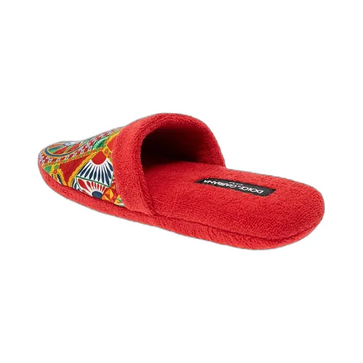 Dolce & Gabbana Carretto Printed Slippers